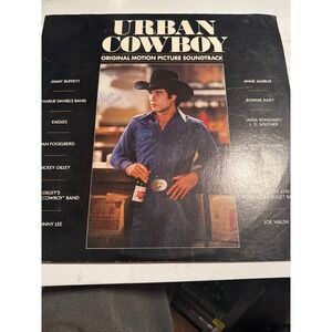 Asylum Urban Cowboy Soundtrack Vinyl LP 12" Black 1980 Double Album Travolta‎